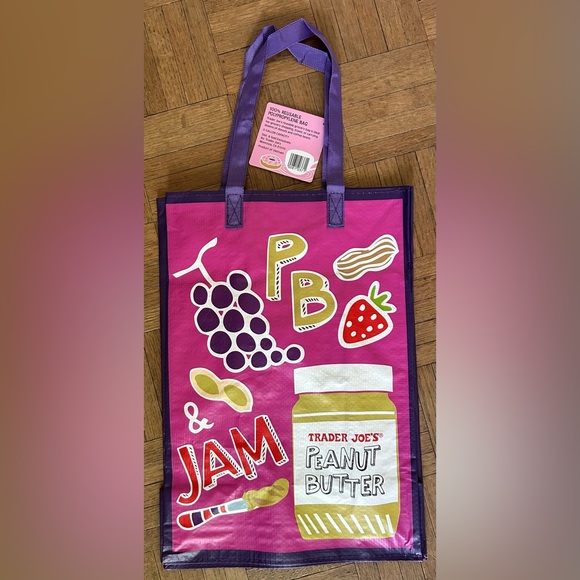 NWT Trader Joe's “Comfort Foods” Shopping Tote Bag - Picture 7 of 14